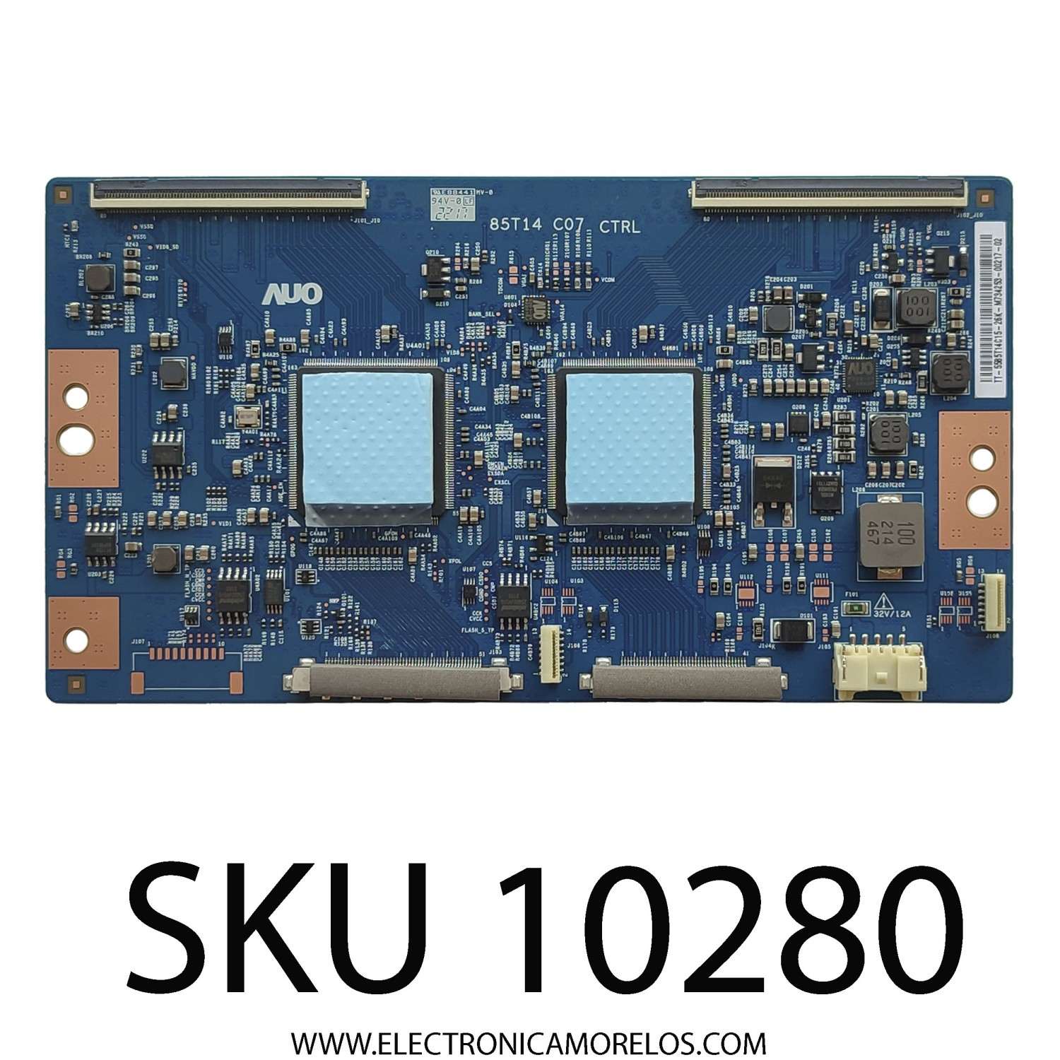 T-CON PARA TV SONY / NUMERO DE PARTE 5585T14C15 / 85T14 C07 CTRL / 55.85T14.C15 / PANEL YDCM085DCU11 / DISPLAY T850QVN03.Q / MODELOS XR-85X90K / XR-85X90CK 	